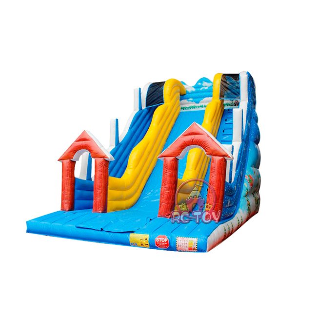 Winter Snow Inflatable Slide