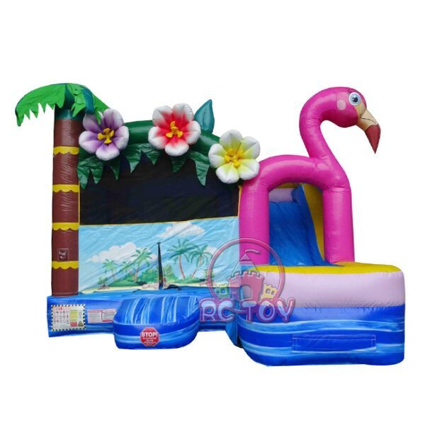 Tropical Flamingo Inflatable Water Combo